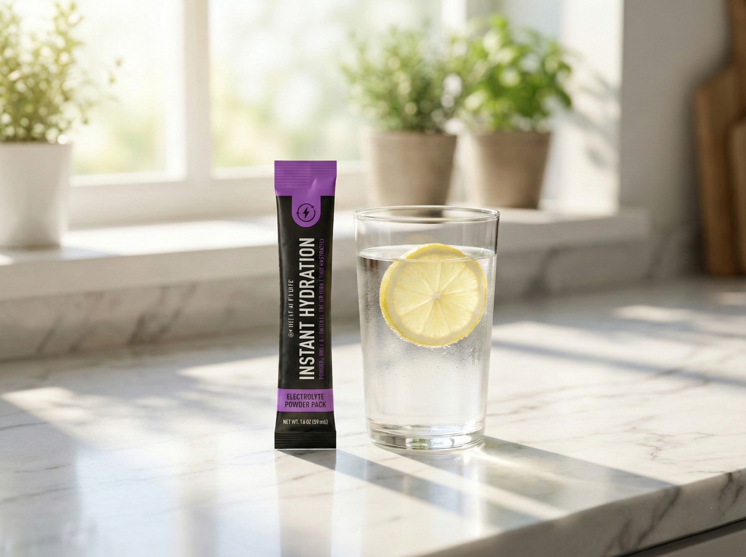 Instant Hydration product showcase